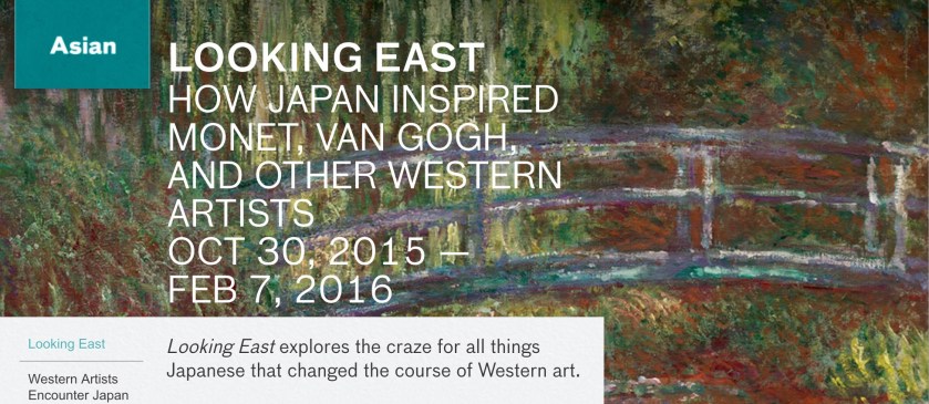 Looking East features more than 170 artworks drawn from the acclaimed collection of the Museum of Fine Arts, Boston, with masterpieces by the great impressionist and post- impressionist painters Vincent van Gogh, Claude Monet, Mary Cassatt, Edgar Degas, and Paul Gauguin, among others. 