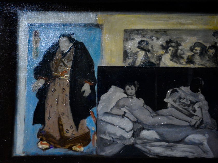 Detalle del cuadro de Édouard Manet 