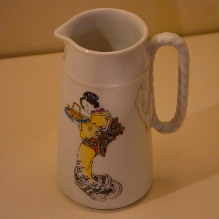 Félix Bracquemond, Manufactura Haviland & Co. "Servicio Figuras y accesorios japoneses". Entre 1877 y 1878. Petit Palais.