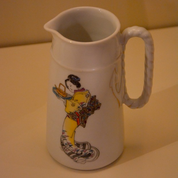 Félix Bracquemond, Manufactura Haviland & Co. "Servicio Figuras y accesorios japoneses". Entre 1877 y 1878. Petit Palais.