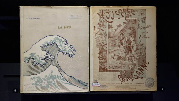 Ilustraciones de obras inspiradas por imágenes japonesas